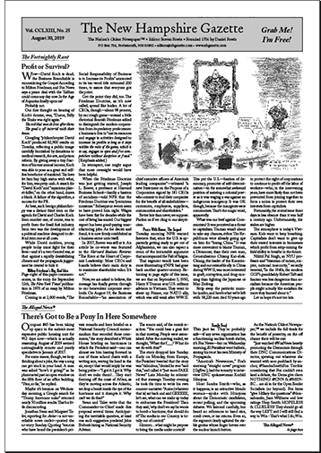 Gazette Front Page
