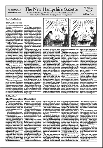 Gazette Front Page
